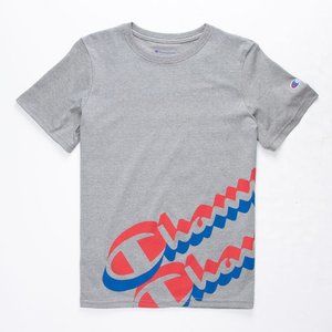Champion Script Logo Wrap Tee T-Shirt Men's NEW